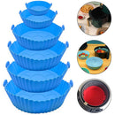 MoldeX de Silicone para AirFry - Kit com 6 Unidades