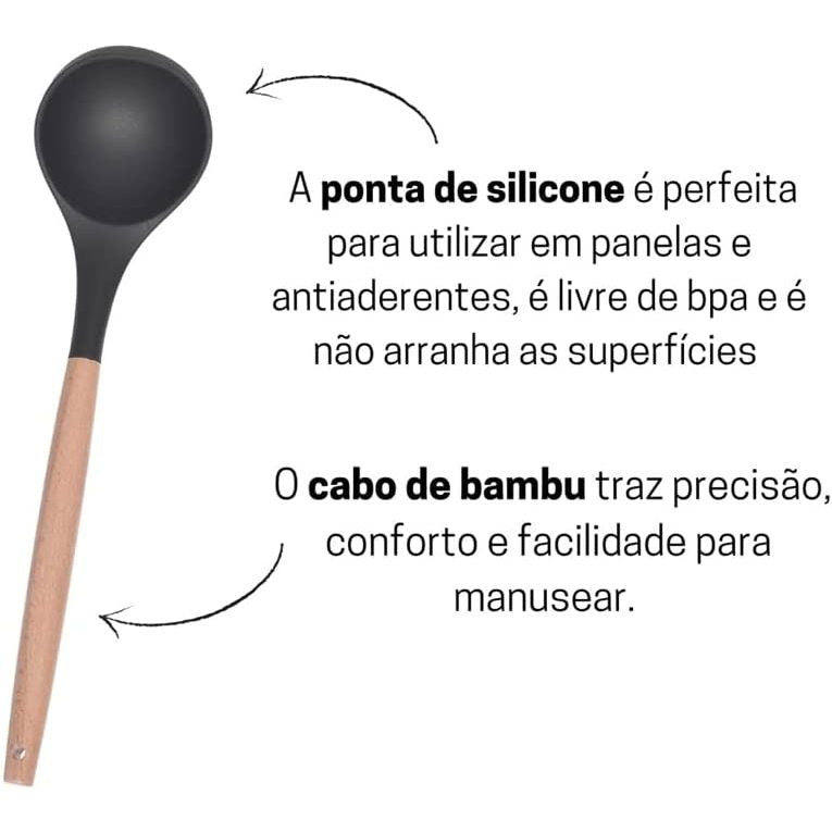 Conjunto Culinário Deluxe em Silicone - 12 Peças