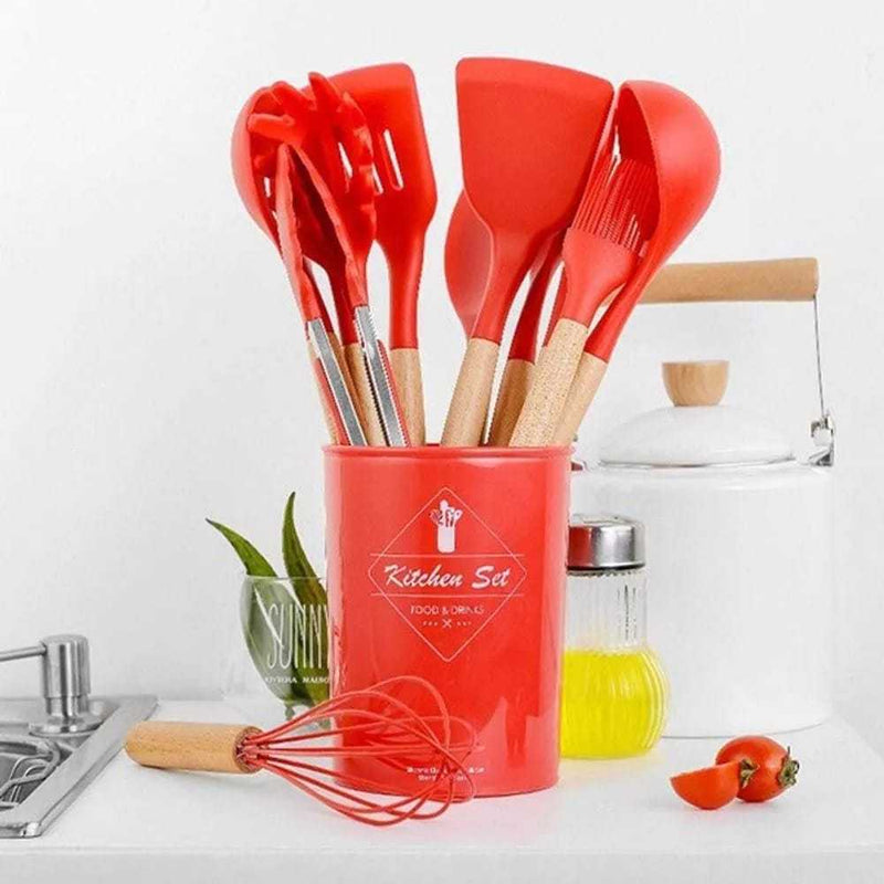 Conjunto Culinário Deluxe em Silicone - 12 Peças